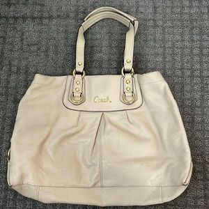 Tan Coach Purse